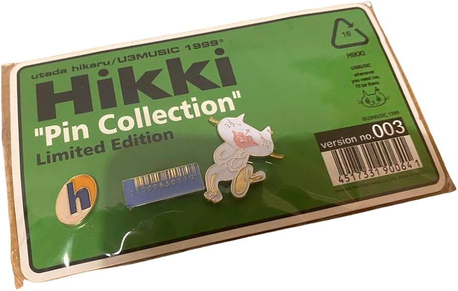 激レア‼️宇多田ヒカル　ピンバッジ　hikki 宇多田ヒカル ピンバッチ Hikki Pin Collection - メルカリ